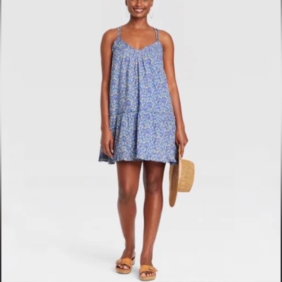 (XXL)- Universal Thread Women's Sleeveless Short Pintuck Dress - Picture 1 of 10